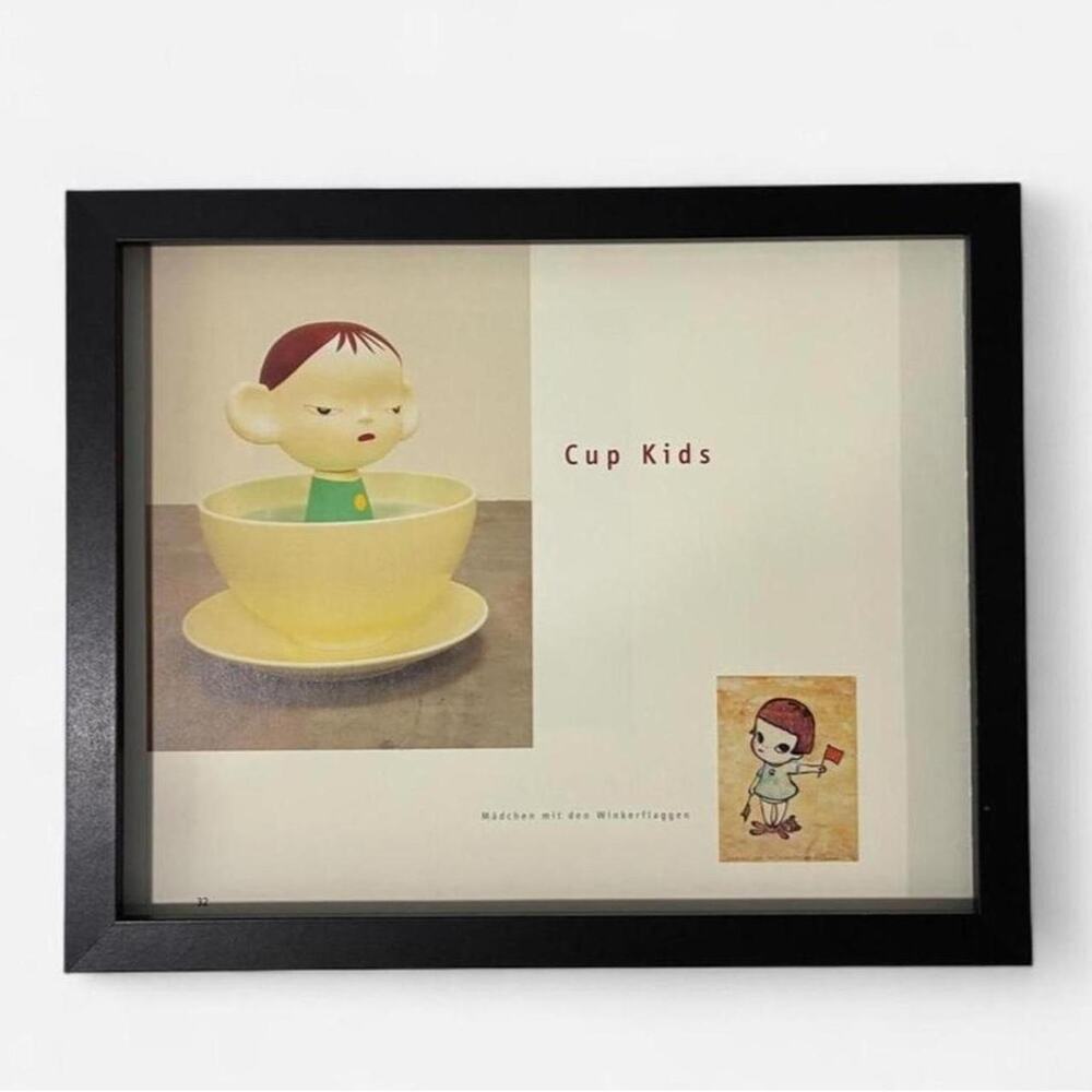 Nara Yoshitomo Nara contemporary art prints 8x10 " framed